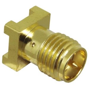 CONREVSMA001-SMD-G, РЧ соединители / Коаксиальные соединители RP-SMA Female Surface Mount Gold