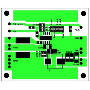 R1243S001C050-EV, Средства разработки интегральных схем (ИС) управления питанием R1243S Evaluation Board