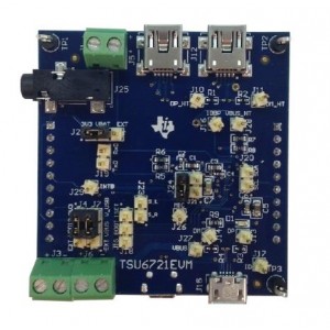 TSU6721EVM, Средства разработки интегральных схем (ИС) переключателей Micro-USB Switch Eval Mod