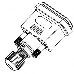 627-230-009-010, Корпуса разъемов D-Sub  BKSHL 9P w/o CONN