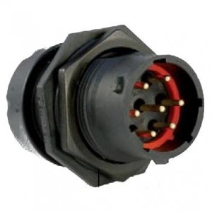 UTS7147PSEK9, Стандартный цилиндрический соединитель 7P JAM NUT PIN RECEPTACLE SIZE 14