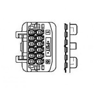 1473407-1, Автомобильные разъемы 025 G 12POS CAP ASY W TO W