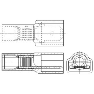 19001-0010, Клеммы QK DISCONNECT MALE 10-12 AWG