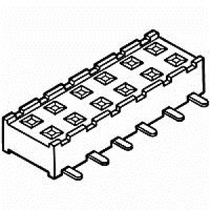 55510-120TRLF, Проводные клеммы и зажимы 4.5mm,Top Ent,SMT Vert,Dbl Rw,20P.76um