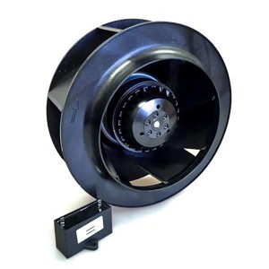 OAB22599-11-1B, Нагнетатели и центробежные вентиляторы AC Motorized Impeller, 225x99mm, 115VAC, 770CFM, 160W, 71dBA, 2950RPM, with Capacitor, Dual Ball Bearing, Lead Wires