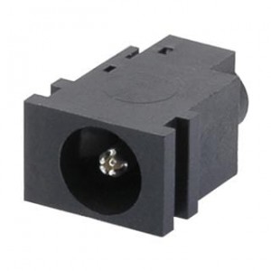 PJ-042H, Соединители питания для постоянного тока power jack, 1.65 x 5.15 mm, horizontal, through hole, high current, 1 switch