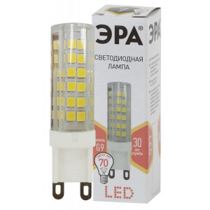 Лампа светодиодная JCD-7w-220V-corn ceramics-827-G9 560лм Б0027865