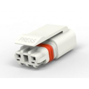 1-2834074-3, Осветительные коннекторы 3P PLUG, MINI IP67 CONN,WHITE