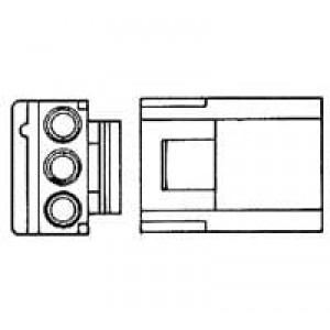 1-480722-0, Штыревые и гнездовые соединители 4 POS SKT HOUSING