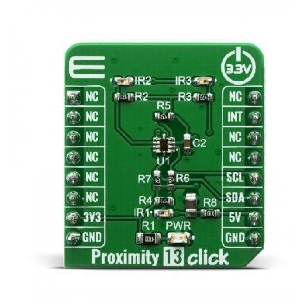 MIKROE-2291 software. Fdc2112dntt, proximity sensors 2-Ch, 12-bit, Capacitance to Digital Converter 12-WSON -40 to 125.