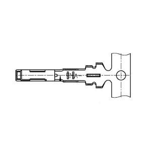 175094-1 (Cut Strip), Автомобильные разъемы O4O HYBRID I/O REC Cut Strip of 100