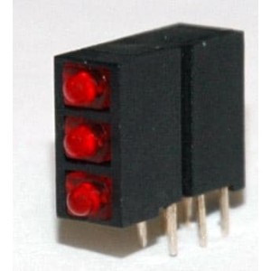 570-0100-333F, Светодиодные индикаторы для печатного монтажа CBI 2MM TRI LEVEL