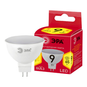 Лампа светодиодная RED LINE LED MR16-9W-827-GU5.3 R 9Вт софит тепл. бел. свет Б0054239