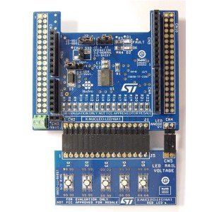 X-NUCLEO-LED16A1, Средства разработки схем светодиодного освещения  16 channel LED driver expansion board based on LED1642GW for STM32 Nucleo