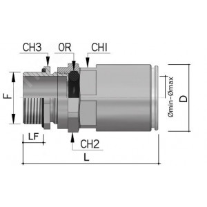 Шпилька нерж. М8х2000 CM200802inox