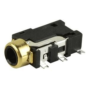 SJ2-25515B-SMT-TR, Телефонные разъемы 2.5mm SMT low profle 5conductr Tip switch