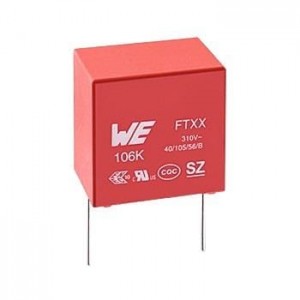 890334023025CS, Защищенные конденсаторы WCAP-FTXX 4mm Lead 0.15uF 10% 310VAC