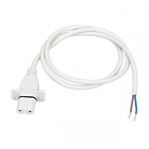 Коннектор ARL-TAIL-1000-CON-F-2pin (WH) 030992, Коннектор питания для светильников LARGO. Длина кабеля 1000 мм. При использовании с треками и аксессуарами другой серии возможно отличие по цвету. Подходит только для двухфазной версии светильника. Напряжение питания 230 В.