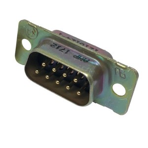 M24308/24-1F, Соединители D-Sub стандарта Mil  PCB PLUG 9 POS VERT