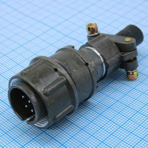 2PM18-7TJQB2, Прямая кабельная вилка, 7 контактов
