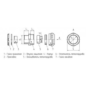 Муфта вводная ВМ (INOX) 15 83754