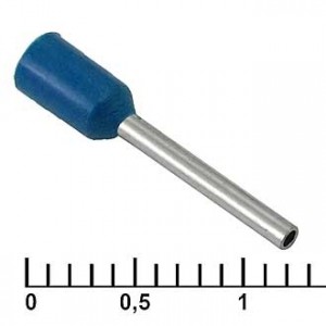 DN00510 BLUE (1X10MM), Наконечник на кабель DN00510, синий, 1x10 мм