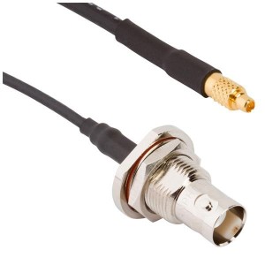 095-850-206-048, Соединения РЧ-кабелей BNC Blkhd Jck - MMCX Plug 48 inch RG-174