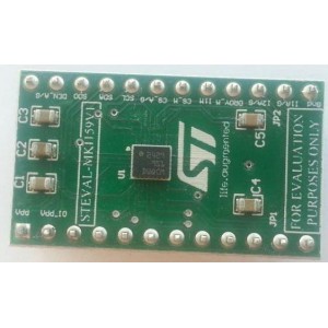 STEVAL-MKI159V1, Инструменты разработки многофункционального датчика LSM9DS1 adapter board for standard DIL24 socket