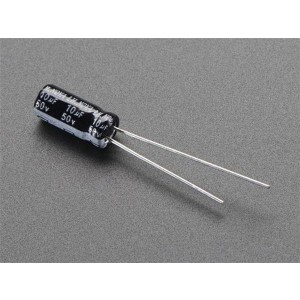 2195, Принадлежности Adafruit  10uF 50V Electrolytic Capacitors - Pack of 10