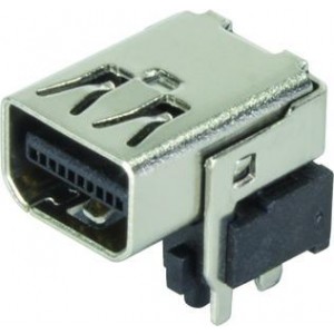 09455511000, Соединители HDMI, Displayport и DVI  Mini DisplayPort pcb Receptacle