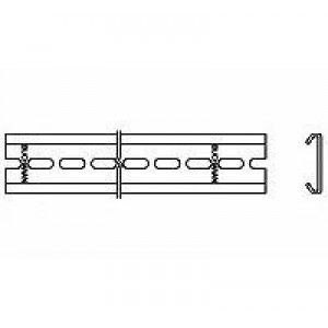 9-1437381-9, Комплектующие для клеммных колодок MOUNTING CHANNEL