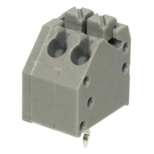 TBL002A-350-02GY-2GY, Фиксированные клеммные колодки Terminal block, screwless, 3.50, 45 , 2 poles, cool gray