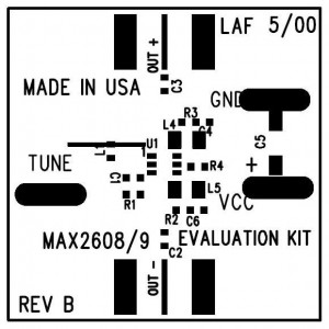 MAX2608EVKIT, Инструменты для разработки часов и таймеров Evaluation Kit for the MAX2605, MAX2606, MAX2607, MAX2608, MAX2609