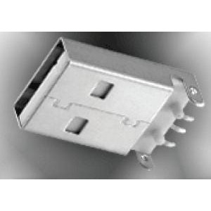 KUSBX-SMT2AP5S-B, USB-коннекторы A TYPE SMT BLK PLUG 1.35mm POSTS SHIELD