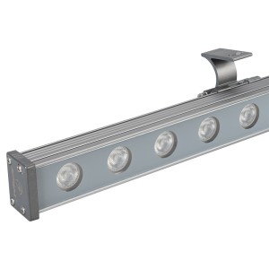 Светодиодный прожектор AR-LINE-1000M-24W-24V RGB (Grey, 30 deg, DMX512) (Arlight, Закрытый)