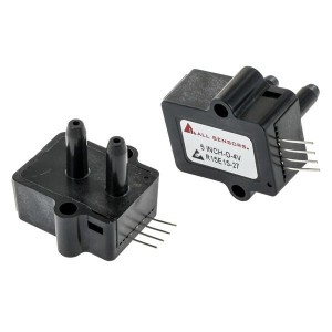 5INCH-D-4V, Датчики давления для монтажа на плате +/-5" H2O Diff 4V 4.5 to 5.5VDC supply