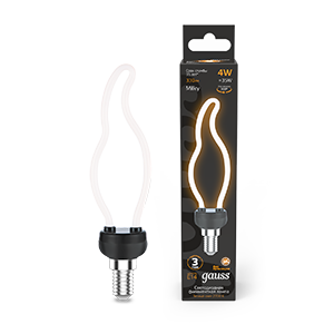 Лампа Filament Artline CT35 4W 330lm 2700К Е14 milky LED 1/10/100 1000801104