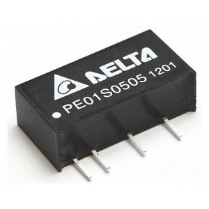 PE01D1215A, Преобразователи постоянного тока в постоянный с изоляцией DC/DC Converter, +/-15Vout, 1W