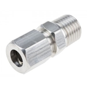 FC-185 S/S 1/4" NPT X 8.0MM