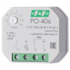 Реле времени PO-406 8А 230В 1НО IP20 задержка выключ./управ. контактом монтаж в коробку d-60мм F&F EA02.001.019