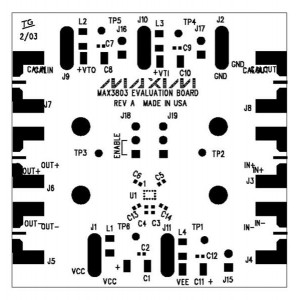 MAX38803EVKIT#, Средства разработки интегральных схем (ИС) управления питанием EVKit for +3.3V, 2.488Gbps, SDH/SONET 1:16 Deserializer with Clock Recovery