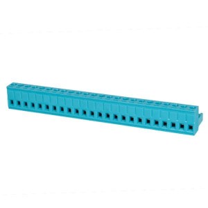 TBP01P1-508-24BE, Съемные клеммные колодки Terminal block, pluggable, 5.08 , plug, 24 pole, slotted screw, blue