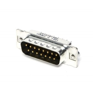 241A10140X, Стандартные соединители D-Sub  C-FLTR SLDR PIN STR 3mmTH PREC MCHND CNT