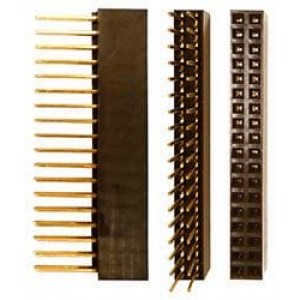 920-0103-01, Проводные клеммы и зажимы Qty 3 ea 2x18 Pin Stackable Headers