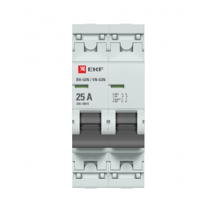 Выключатель нагрузки 2п 25А ВН-63N PROxima S63225