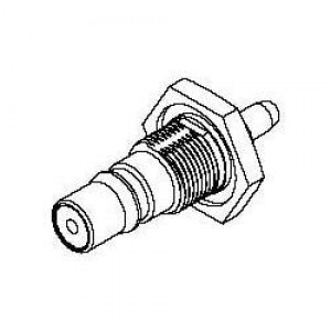 73254-0100, РЧ соединители / Коаксиальные соединители BULKHEAD JACK CABLE CRIMP