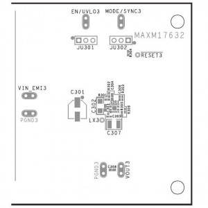 MAXM17632EVKIT#, Средства разработки интегральных схем (ИС) управления питанием Evkit for MAXM17632, 4.5V to 36V Input, 1A, Adjustable Output Himalaya uSLIC Step-Down Power module