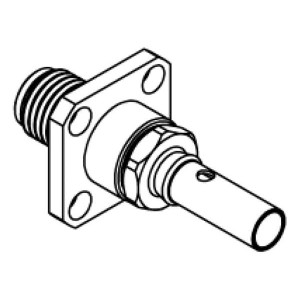 R125272000, РЧ соединители / Коаксиальные соединители SMA STRG SQ FLNG JK CRMP,SLDR CBL 2.6/50