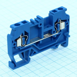 WS2.5-01P-12-00A(H), Двухпроводные клеммники на DIN рейку для распределительных шкафов и щитов систем автоматического управления (САУ)