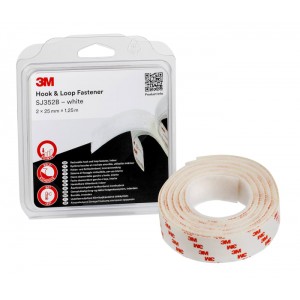 3M SJ352B WHITE 25MM X 1,25M